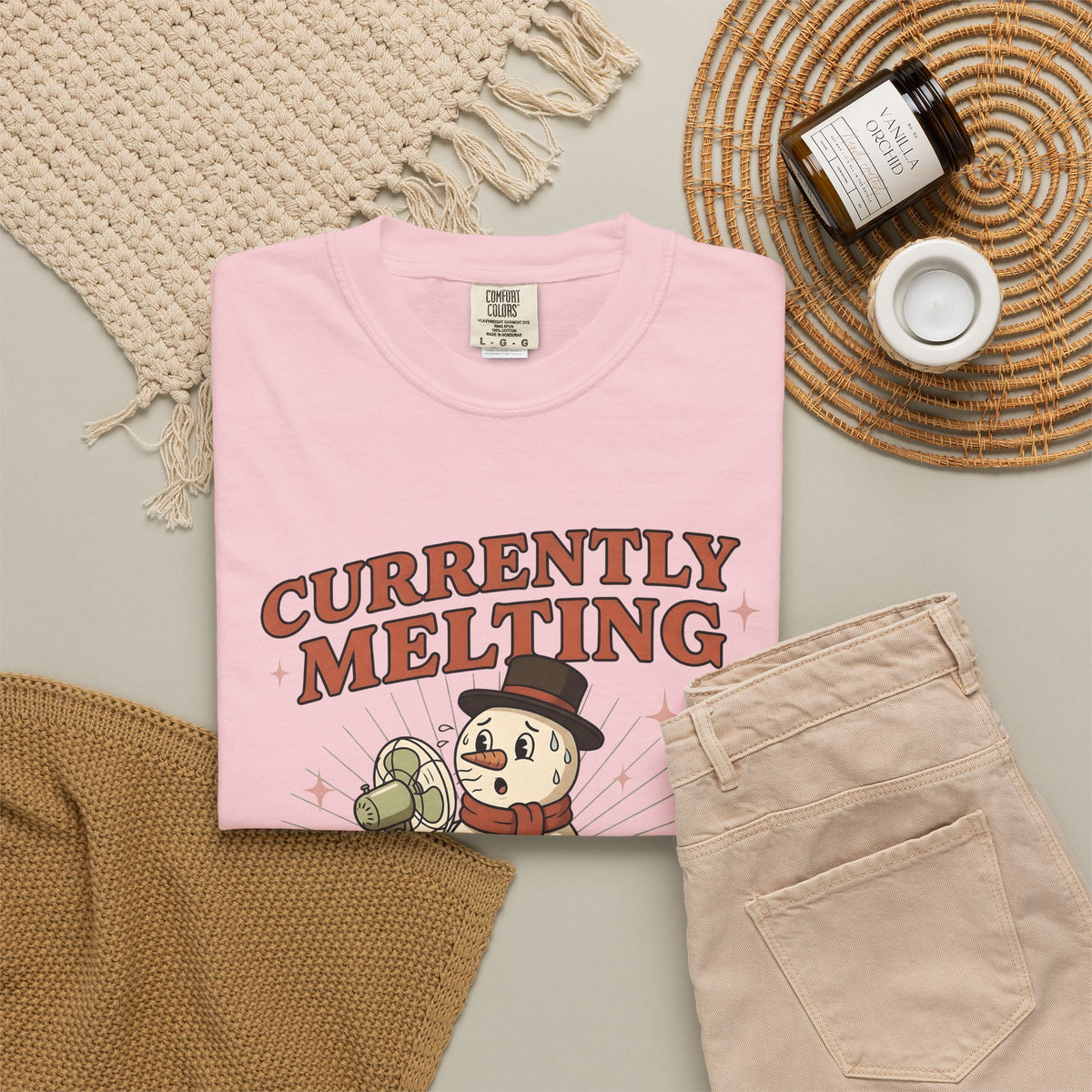 Snowman Fan T-Shirt Christmas Humor Gift Women Cartoon T-Shirt Frosty T-Shirt Xmas Fan Toon T-Shirt Funny Graphic Vintage Hat T-Shirt