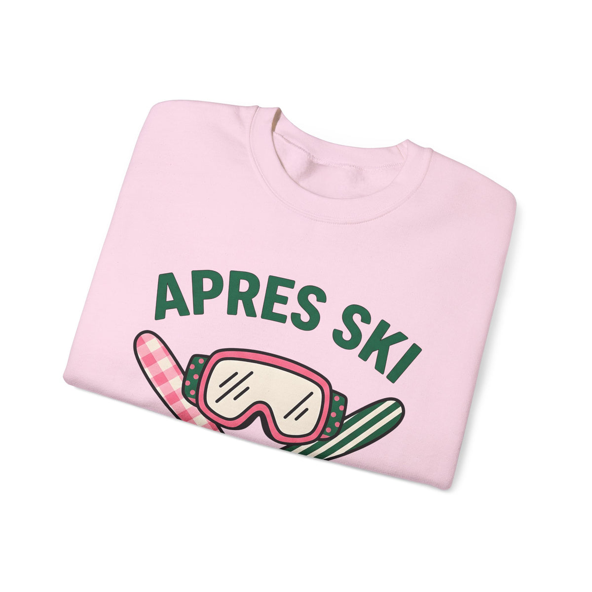 Ski Goggles Sweatshirt Skiing Winter Gift Women Cartoon Sweatshirt Snow Goggles Sweatshirt Snowboarder Enthusiast Comic Sweatshirt Frost Graphic Retro Crossed