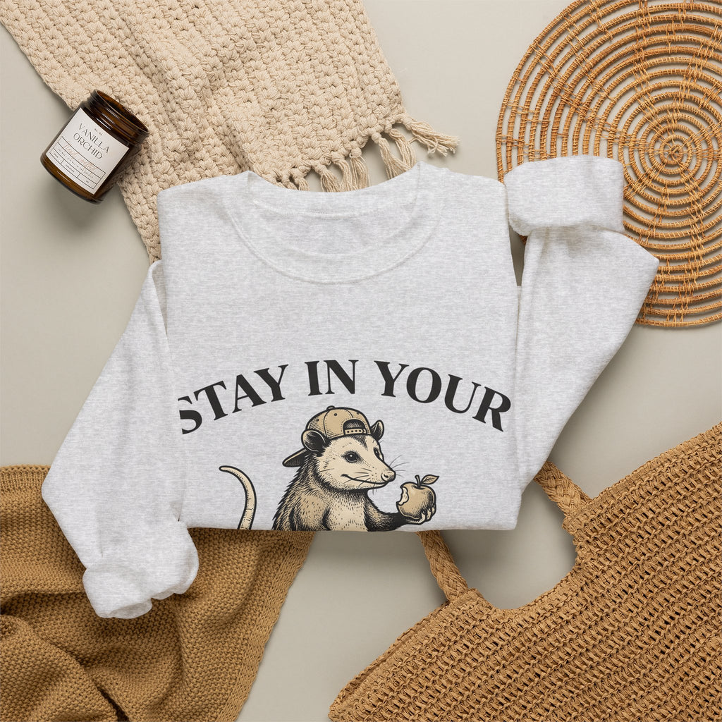Opossum Skateboard Cute Wildlife Gift Sketch Possum Adorable Fan Drawing Retro Snapback Hat Sweatshirt