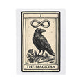 Raven Tarot Deck Blanket Boho Chic Occult Gift Women Old School Blanket Tarot Card Blanket Bohemian Fan Vintage Blanket Mystical Graphic Enchanted