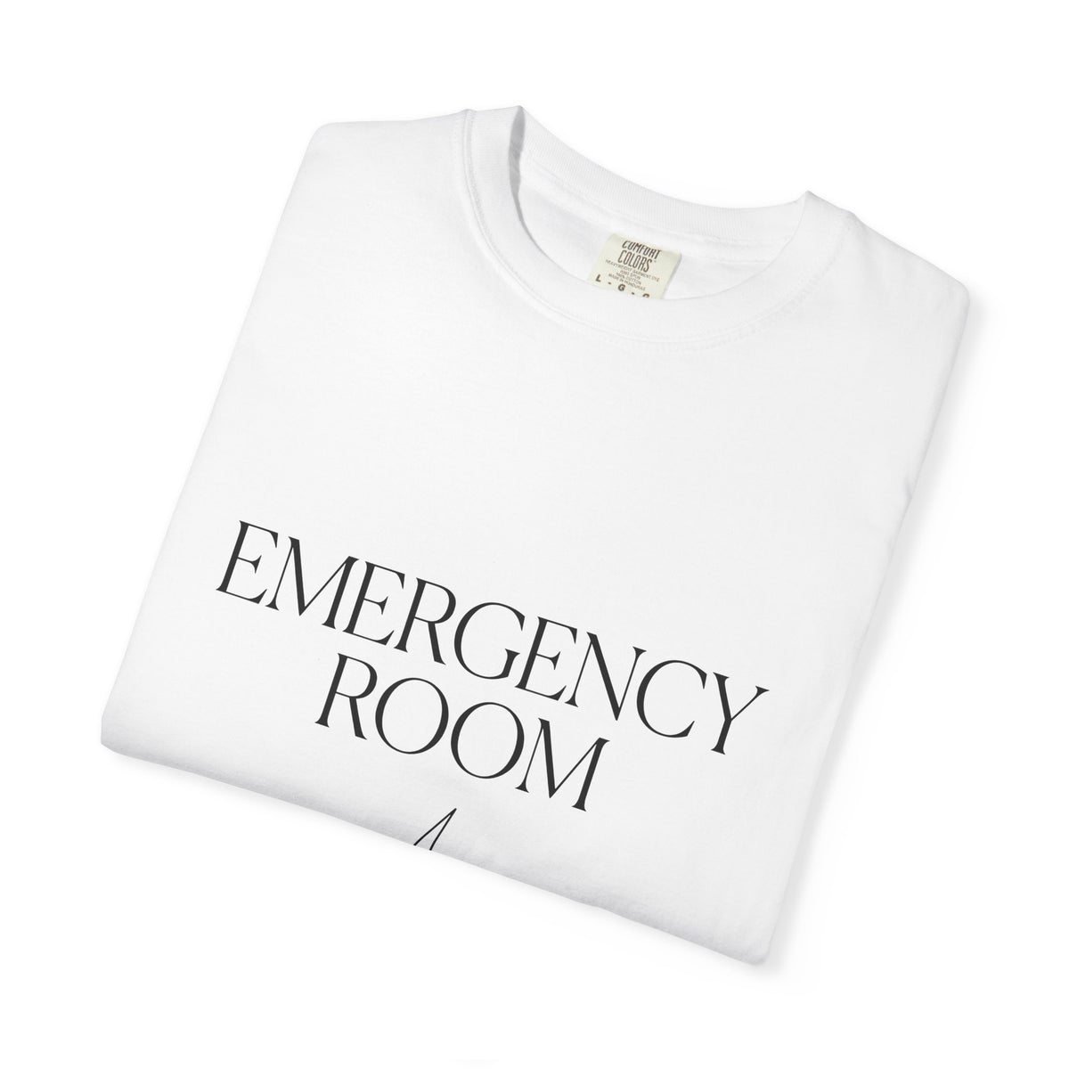 Emergency Text T-Shirt Nurses Clinic Gift Women Basic T-Shirt Alert T-Shirt Nurse Enthusiast Simple T-Shirt Medical Graphic Contemporary Flash