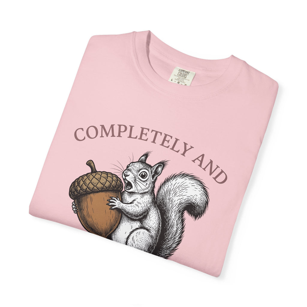 Chipmunk Nut T-Shirt Funny Pet Gift Women Sketch T-Shirt Acorn T-Shirt Humor Fan Squirrel Graphic Retro Comedy T-Shirt