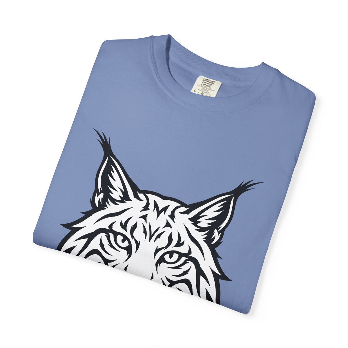 Lynx Head T-Shirt Cat Wildlife Gift Women Bold Line Art T-Shirt Bobcat T-Shirt Cat Fan Line Art T-Shirt Wildlife Graphic Tribal Wildcat T-Shirt
