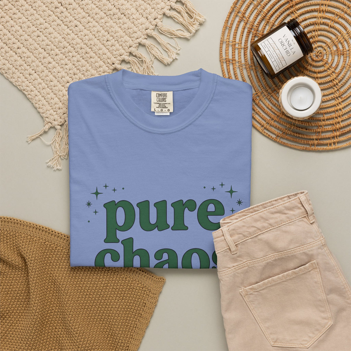 Retro Text T-Shirt Mom Humor Gift Women Playful T-Shirt Typography T-Shirt Motherhood Fan Funny T-Shirt Sarcasm Graphic Minimalist Stars T-Shirt