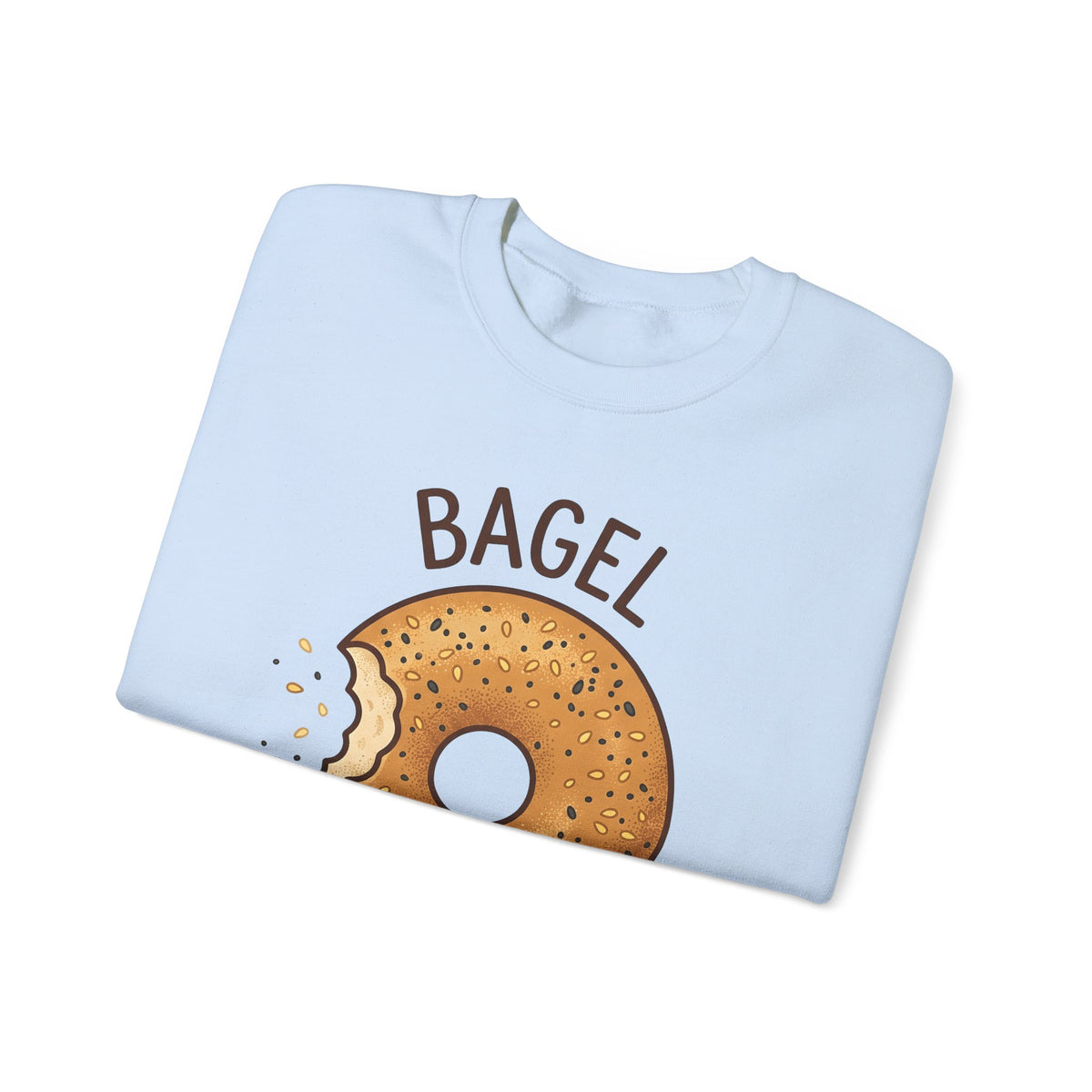Bagel Desserts Morning Gift Doodle Bagel Pastry Fan Hand Drawn Breakfast Old School Sweatshirt