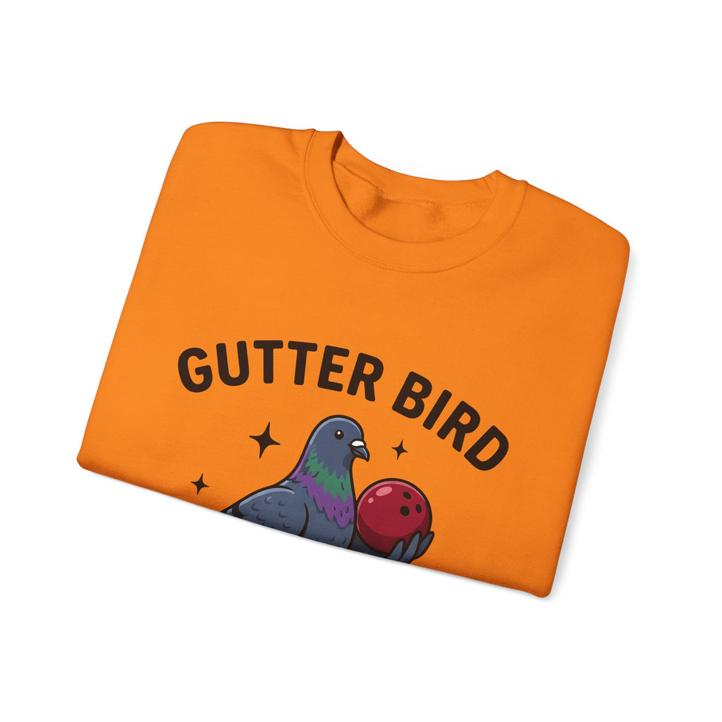 Bird Bowling Sweatshirt Bowling Satire Gift Women Animated Sweatshirt Bowling Ball Sweatshirt Bowling Fan Cartoon Sweatshirt Parody Graphic Old School Tenpin