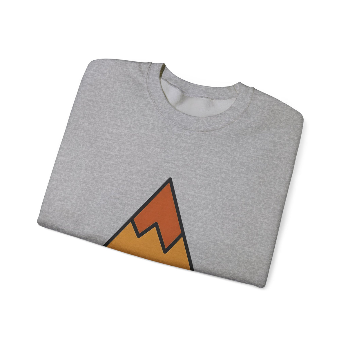 Mountain Nature Outdoors Gift Minimalist Peak Wilderness Enthusiast Simple Adventure Sweatshirt