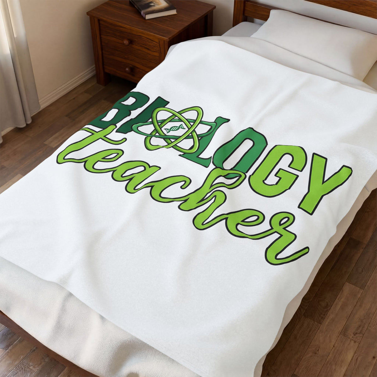 Dna Molecule Design Blanket Teachers Biology Gift Women Contemporary Blanket Genetic Structure Blanket Educator Enthusiast Modern Blanket Cellular