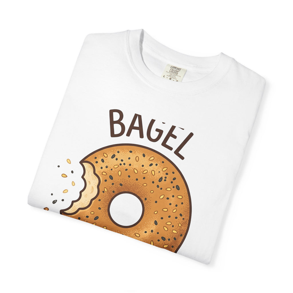 Bagel Desserts Morning Gift Doodle Bagel Pastry Fan Hand Drawn Breakfast Old School T-Shirt