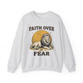 Lion Art Sweatshirt Animal Uplift Gift Women Heritage Sweatshirt Lion Sweatshirt Wildlife Fan Vintage Sweatshirt Inspirational Graphic Retro-Inspired Sunlight