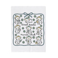 Medical Koala Blanket Nurses Fauna Gift Women Sweet Blanket Koala Blanket Nurse Enthusiast Cute Blanket Wildlife Graphic Doodle Florals Blanket