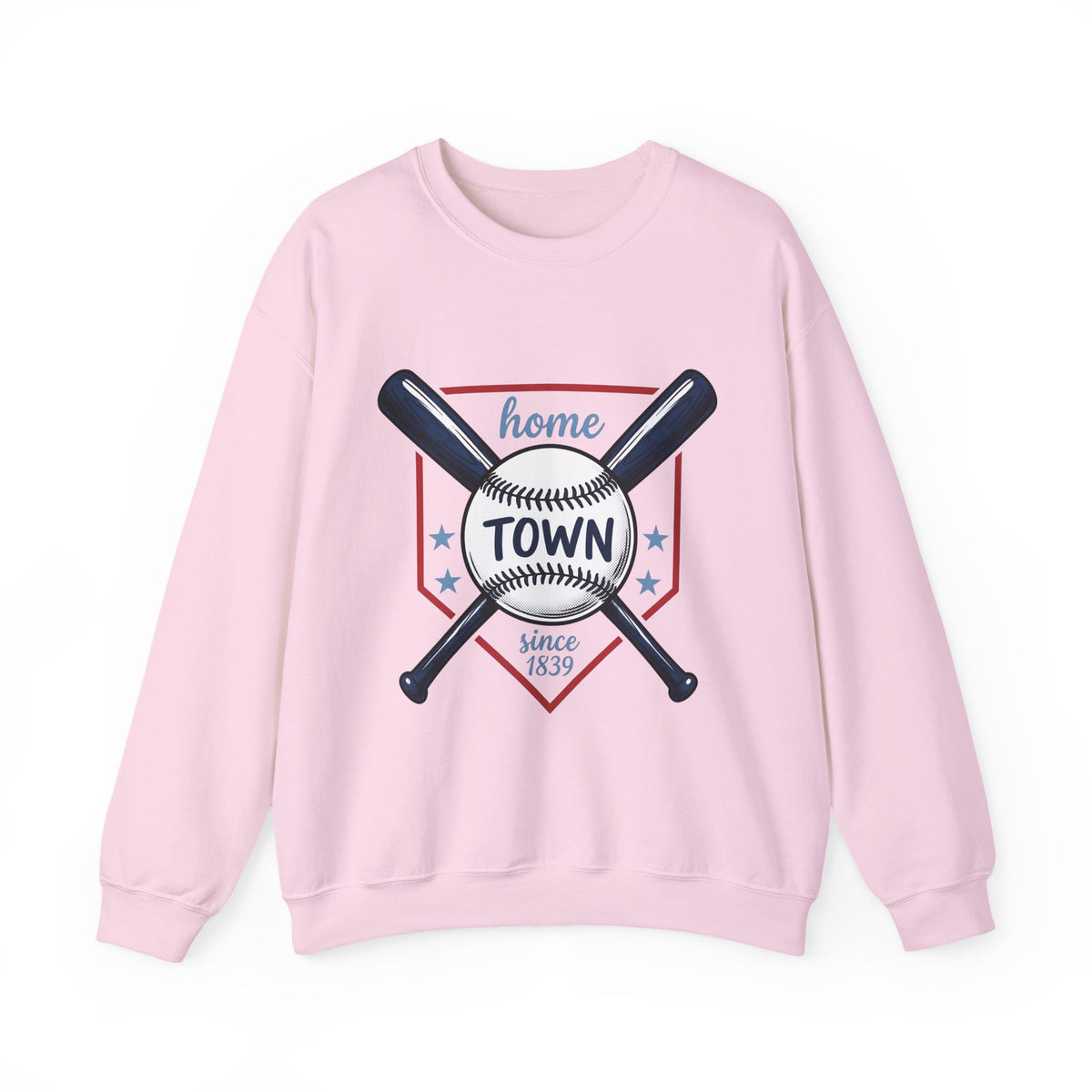 Baseball Graphic Sweatshirt America/4th Of July Sports Gift Women Vintage Sweatshirt Baseball Sweatshirt Patriot Fan Distressed Sweatshirt Athletic Graphic