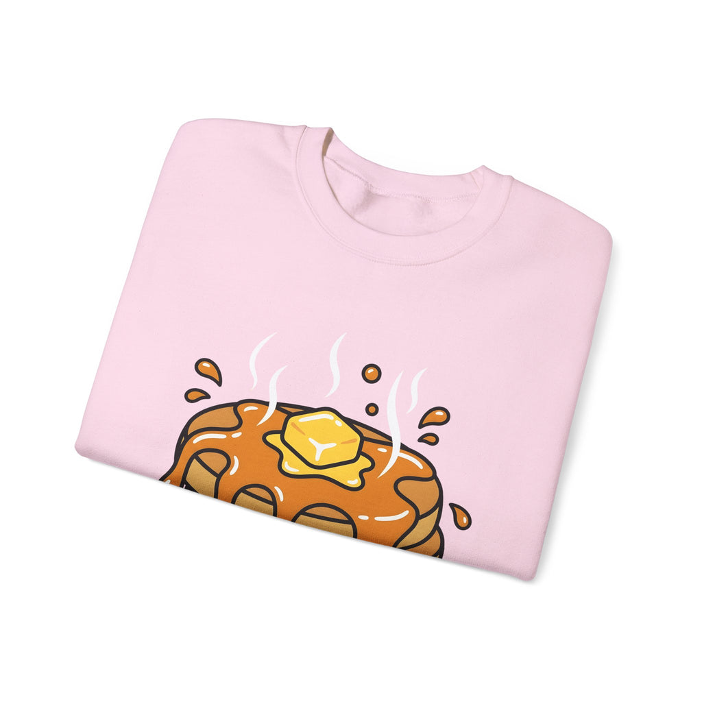 Pancake Stack Desserts Breakfast Gift Cartoon Pancakes Sweets Fan Cartoony Morning Bold Syrup Sweatshirt