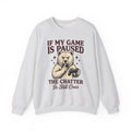 Gamer Bear Gaming Creature Gift Cartoon Teddy Gamer Fan Comic Creature Old School Controller Sweatshirt