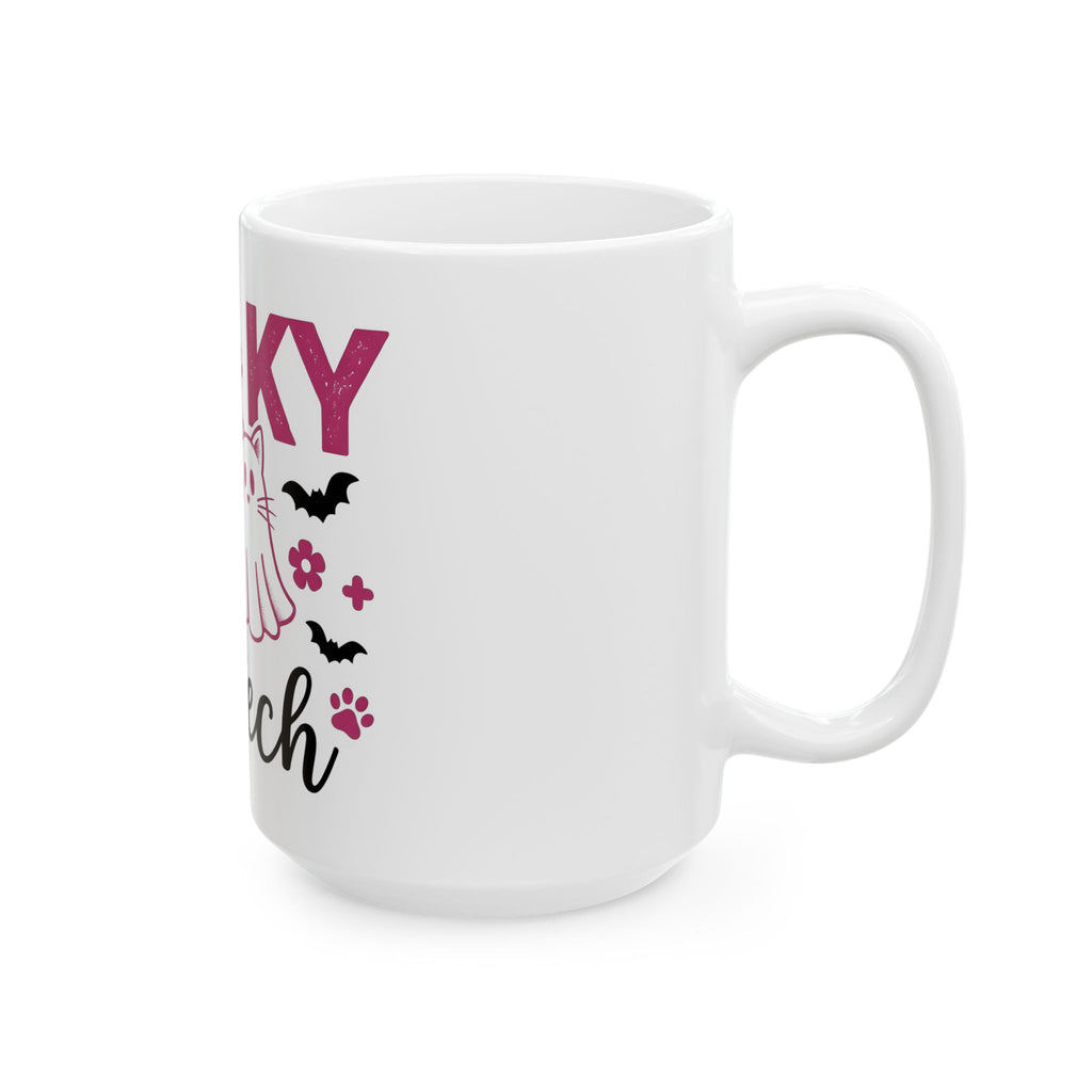 Spooky Dog Cat Mug Vet Tech Holiday Gift Women Adorable Mug Halloween Cat Mug Veterinary Technician Fan Cute Mug Christmas Graphic