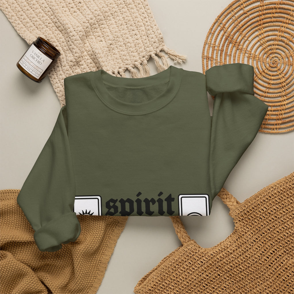 Fortune Cards Sweatshirt Spiritual New Age Gift Women Occult Sweatshirt Tarot Cards Sweatshirt Mystic Enthusiast Esoteric Sweatshirt Metaphysical Graphic Clean