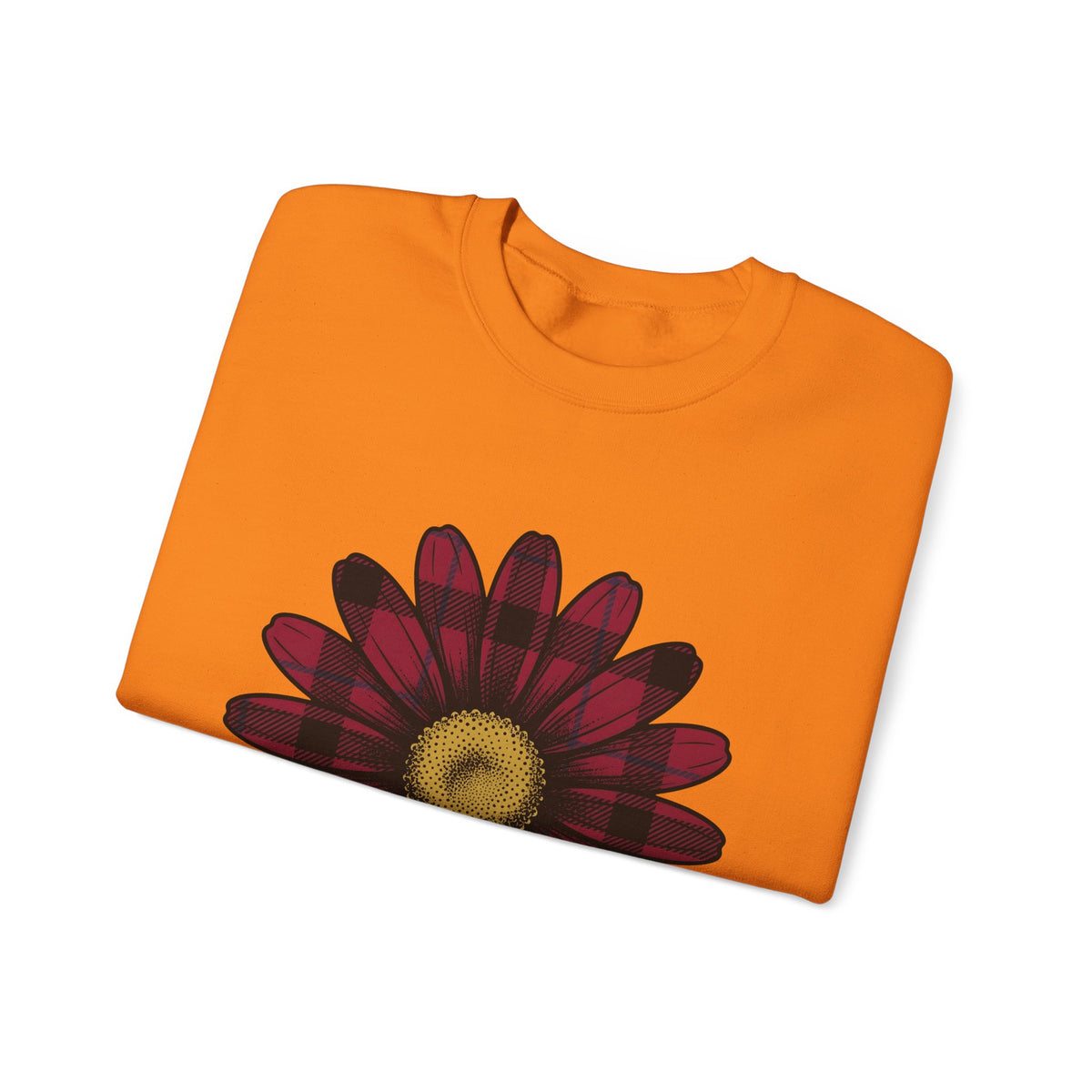 Gingham Flower Sweatshirt Moms Petals Gift Women Boho Sweatshirt Gingham Sweatshirt Motherhood Fan Bohemian Sweatshirt Floral Graphic Retro Flower Sweatshirt