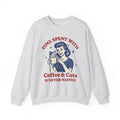 Female Pet Coffee Sweatshirt Cat Cappuccino Gift Women Boho Sweatshirt Pet Coffee Sweatshirt Cat Fan Bohemian Sweatshirt Coffee Graphic Cabin Glimmers Sweatshirt