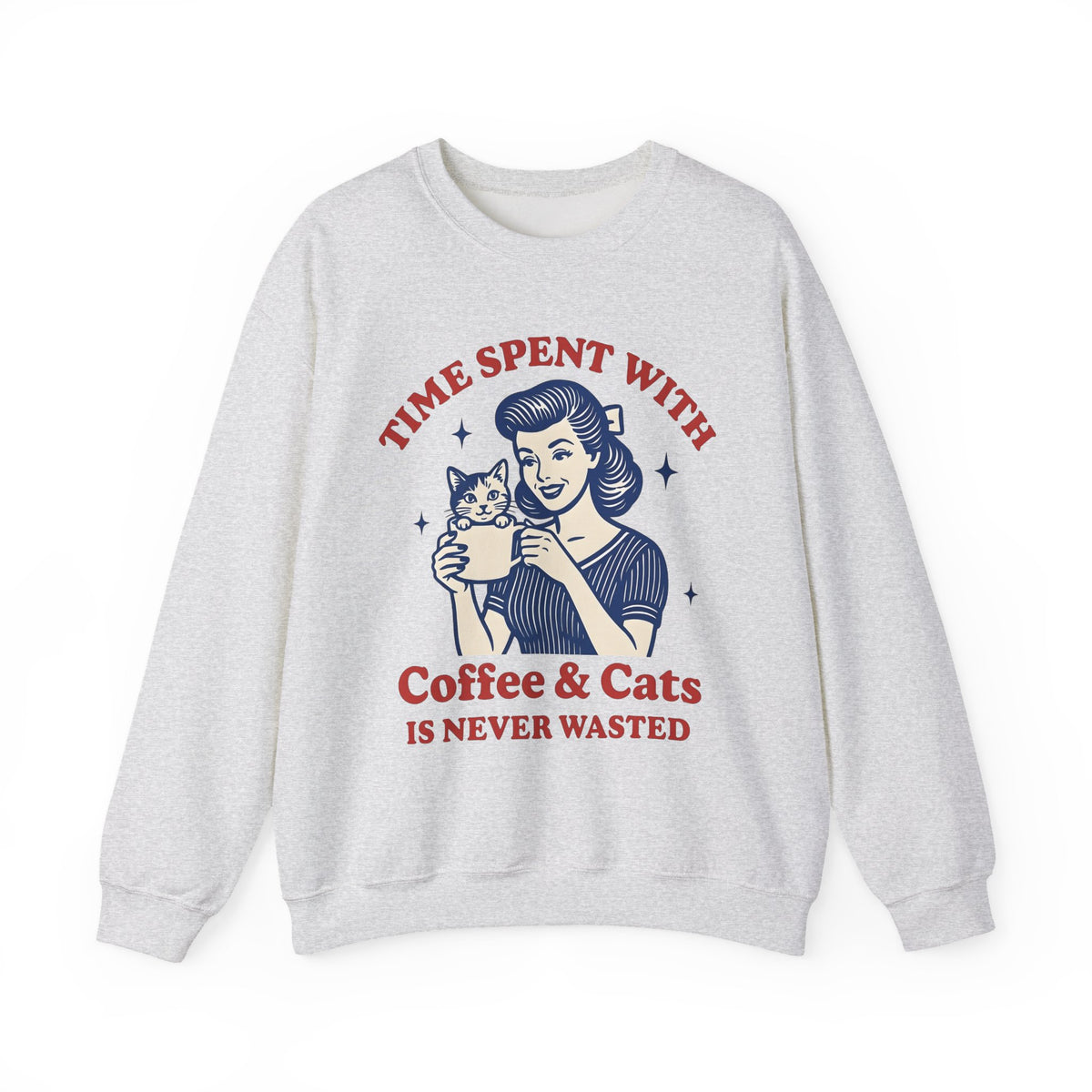 Female Pet Coffee Sweatshirt Cat Cappuccino Gift Women Boho Sweatshirt Pet Coffee Sweatshirt Cat Fan Bohemian Sweatshirt Coffee Graphic Cabin Glimmers Sweatshirt