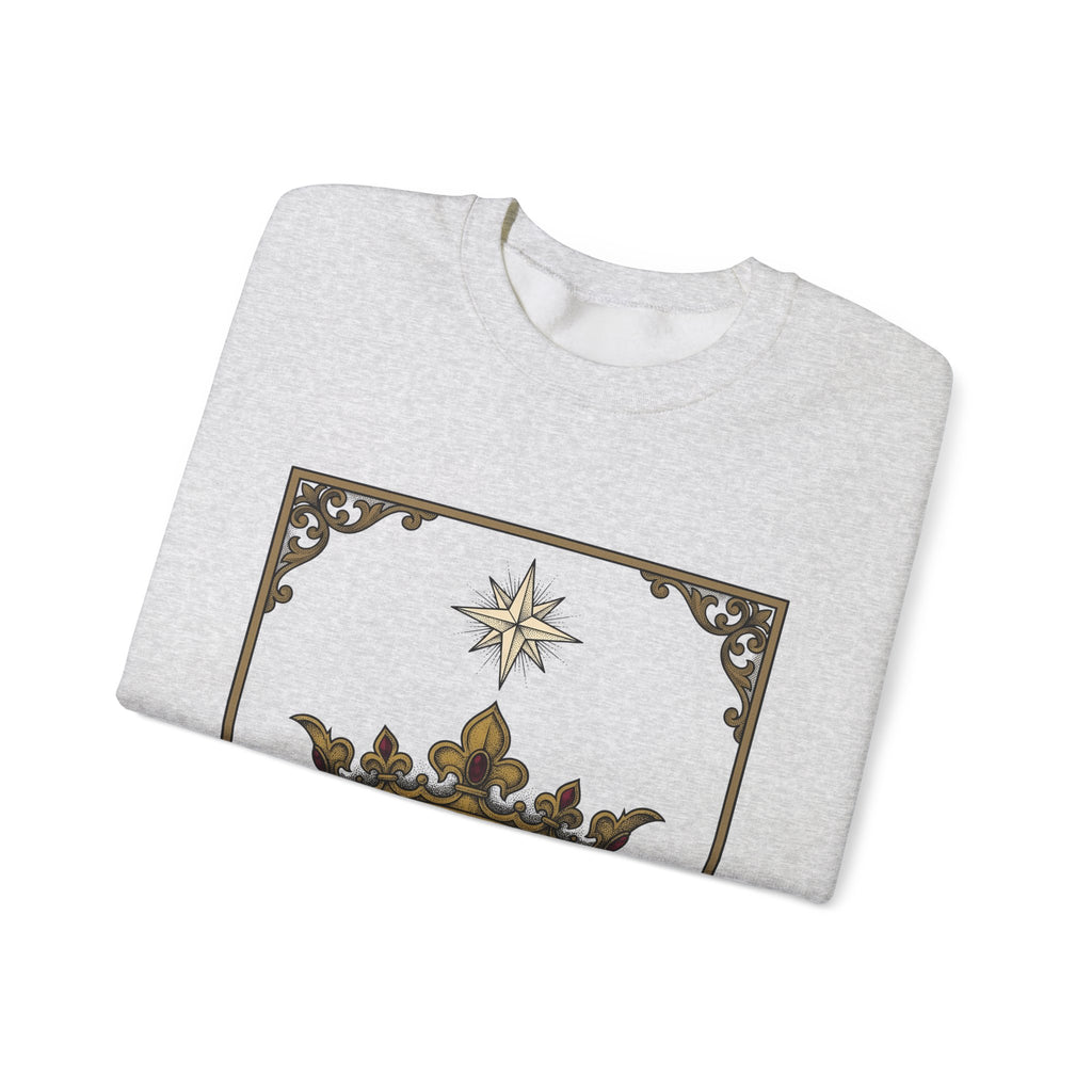 Royal Crown Sweatshirt Moms Empire Gift Women Sketch Sweatshirt Tiara Sweatshirt Motherhood Fan Drawing Design Detailed Twinkle Sweatshirt