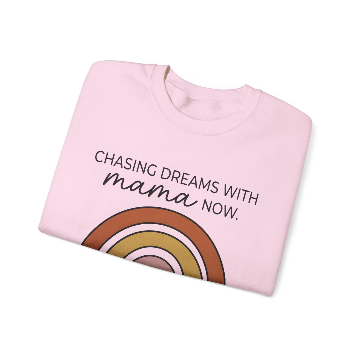 Rainbow Design Sweatshirt Moms Household Gift Women Hippie Sweatshirt Colorful Sweatshirt Mom Enthusiast Boho Sweatshirt Home Graphic Simple Love Symbol Sweatshirt