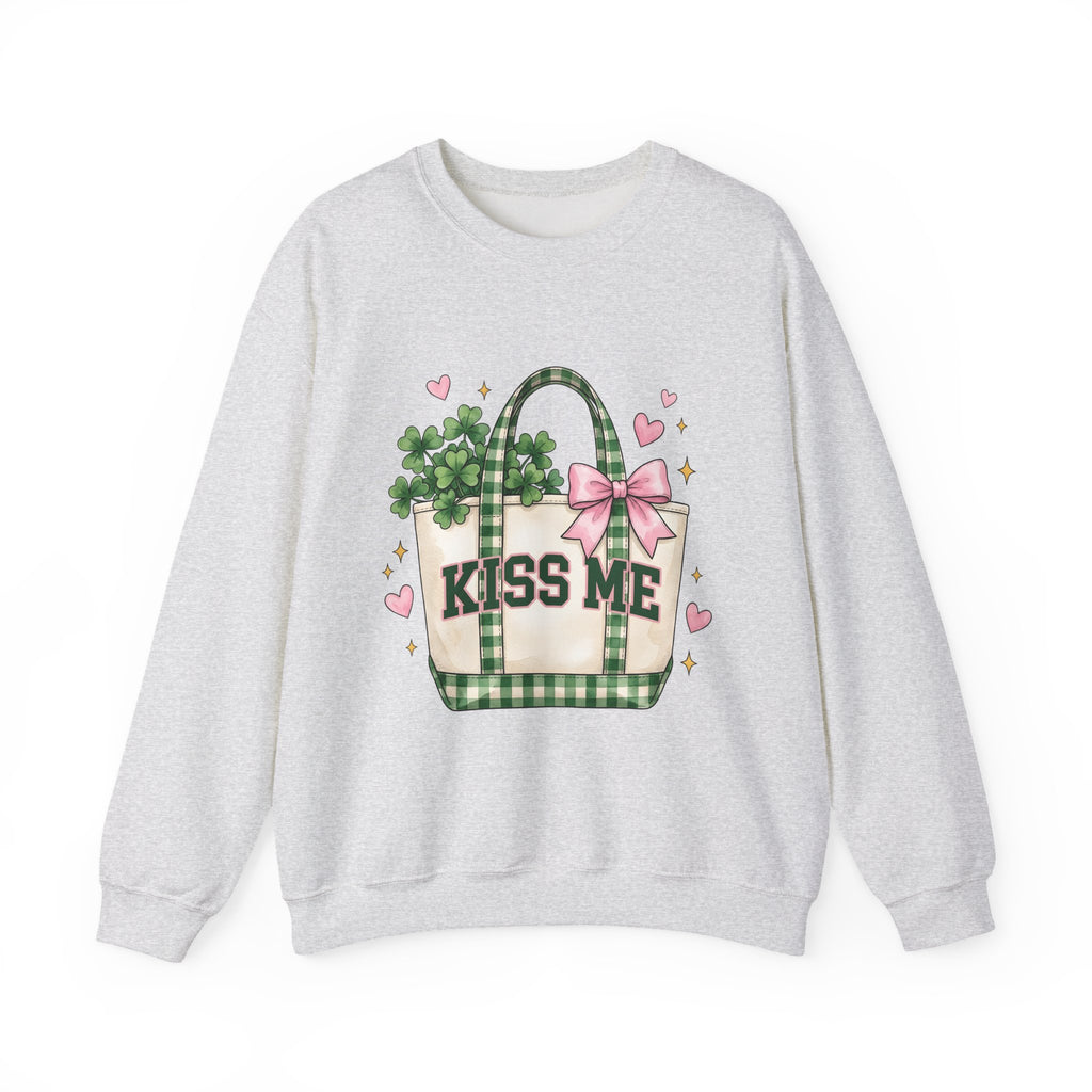 Clover Sweatshirt Sweatshirt St Patrick's Day Celebration Gift Women Paint Sweatshirt Tote Sweatshirt Shamrock Fan Painted Sweatshirt Party Graphic Sketch Pink