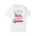 Hot Chocolate Cup Cocoa Winter Gift Line Mug Chocolate Fan Drawing Nostalgic White Marshmallows T-Shirt