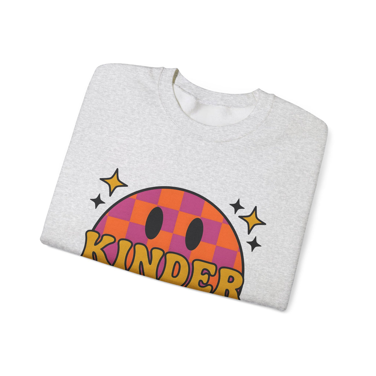 Grin Icon Teachers Inspiration Gift Nostalgic Smiley Educator Enthusiast Vintage Motivational Sweatshirt