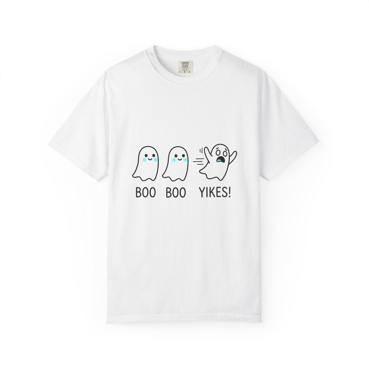 Sweet Ghost Pack T-Shirt Funny Halloween Party Gift Women Chibi T-Shirt Ghostly Spirits T-Shirt Humor Fan Cartoon T-Shirt Spooky Graphic Halloween
