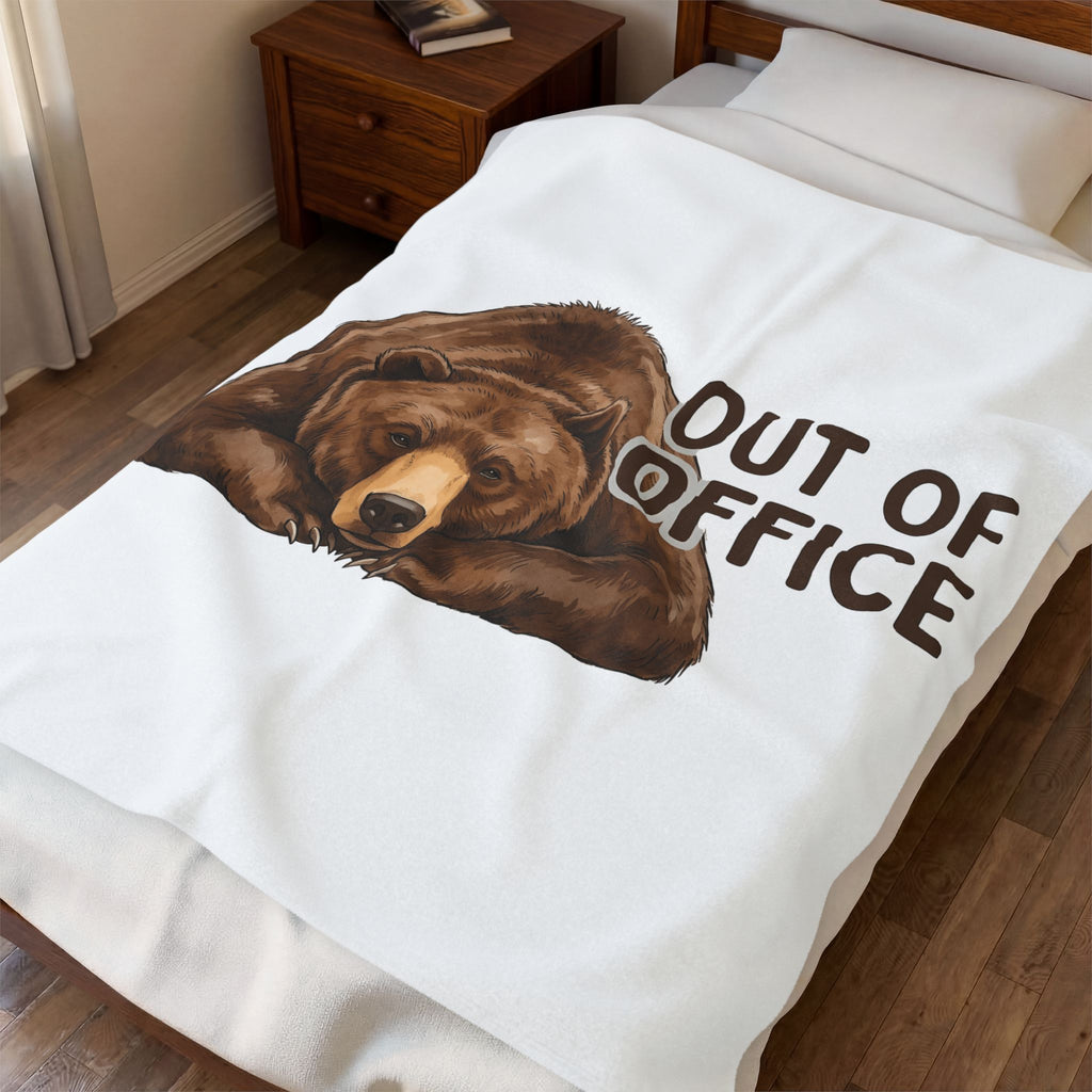 Brown Bear Blanket Bear Pet Gift Women Sketch Blanket Grizzly Blanket Bear Fan Ursine Blanket Animal Graphic Comic Sleep Blanket