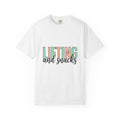 Gym Quote T-Shirt Sports Fitness Gift Women Playful T-Shirt Motivation T-Shirt Athlete Enthusiast Cute T-Shirt Workout Graphic Modern Pastel Colors