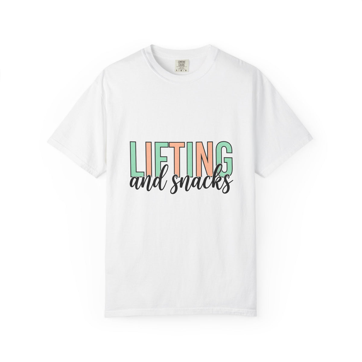 Gym Quote T-Shirt Sports Fitness Gift Women Playful T-Shirt Motivation T-Shirt Athlete Enthusiast Cute T-Shirt Workout Graphic Modern Pastel Colors