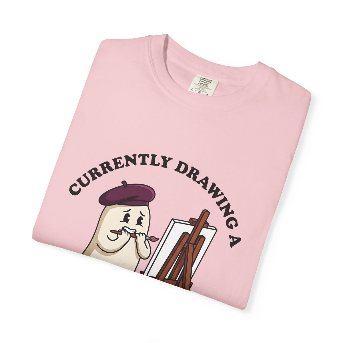 Apparition Illustrator Funny Gift Cartoon Ghost Artist Humor Fan Comic Visual T-Shirt