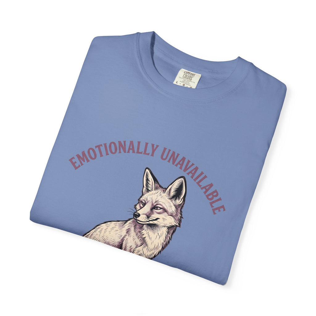 Fox Funny Animal Gift Hand Drawn Fox Humor Fan Illustrated Wildlife Vintage Arched Text T-Shirt