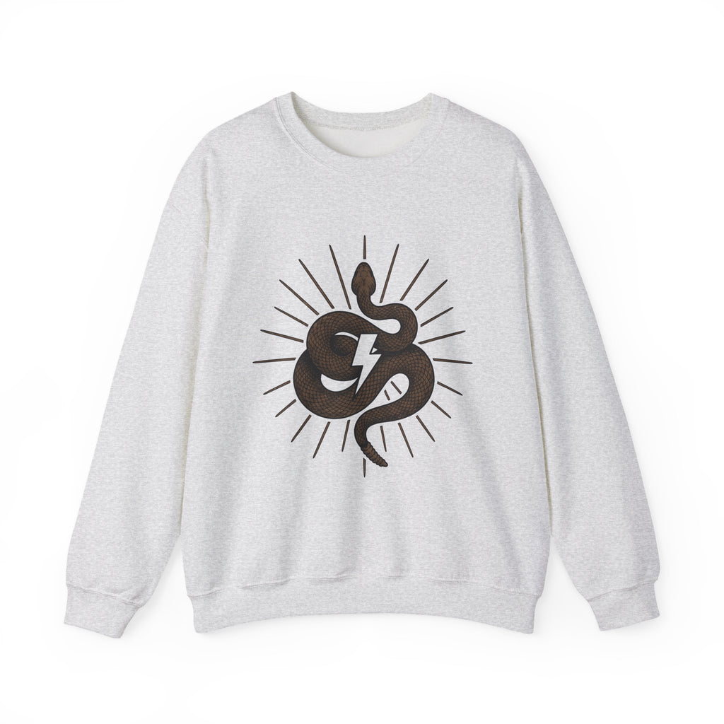 Snake Cowgirl Western Gift Boho Serpent Rodeo Fan Hippie Cowboy Vintage Lightning Bolt Sweatshirt