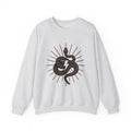 Snake Cowgirl Western Gift Boho Serpent Rodeo Fan Hippie Cowboy Vintage Lightning Bolt Sweatshirt