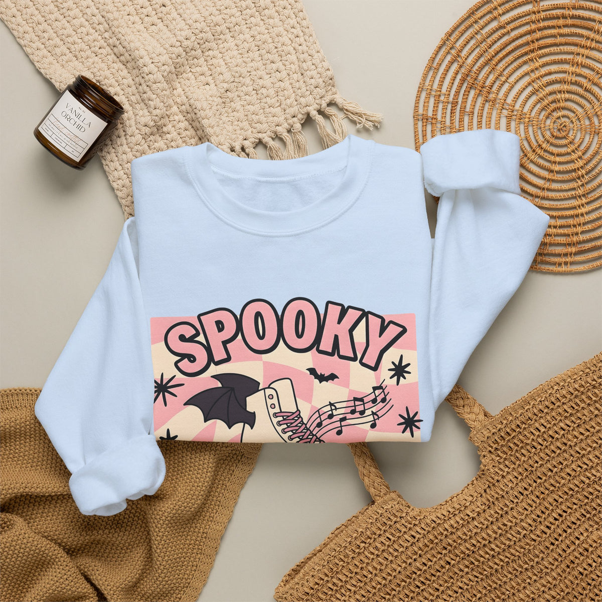 Roller Skate Bat Sweatshirt Halloween Sports Gift Women Line Art Sweatshirt Roller Derby Sweatshirt Horror Fan Skate Graphic Athlete