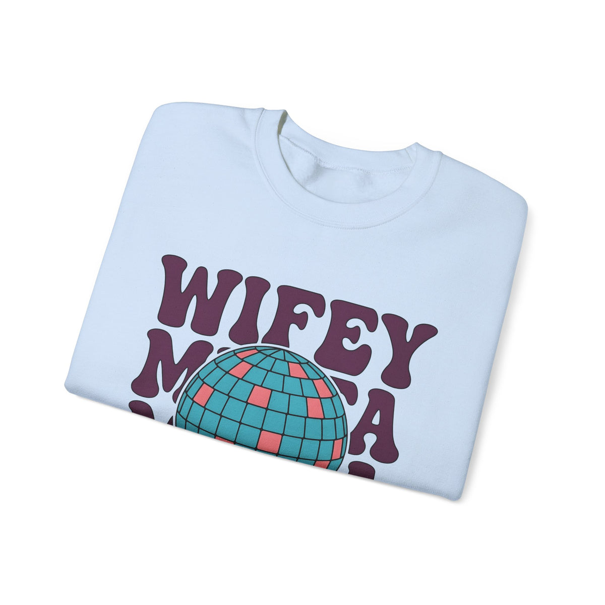 Disco Ball Sweatshirt Moms Party Gift Women Retro Sweatshirt Mirror Ball Sweatshirt Motherhood Fan Retro Style Sweatshirt Celebration Graphic Vintage Bold