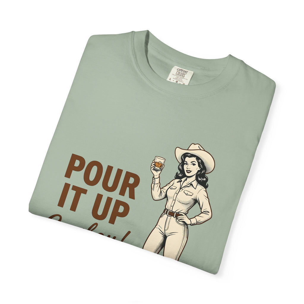 Cowgirl Cowgirl Western Gift Vintage Cowgirl Fan Distressed Western T-Shirt