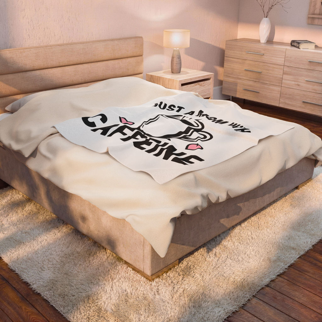 Coffee Cup Blanket Mom Coffee Gift Women Bold Blanket Blanket Blanket Mother Fan Coffee Blanket Graphic Minimalist Heart Blanket