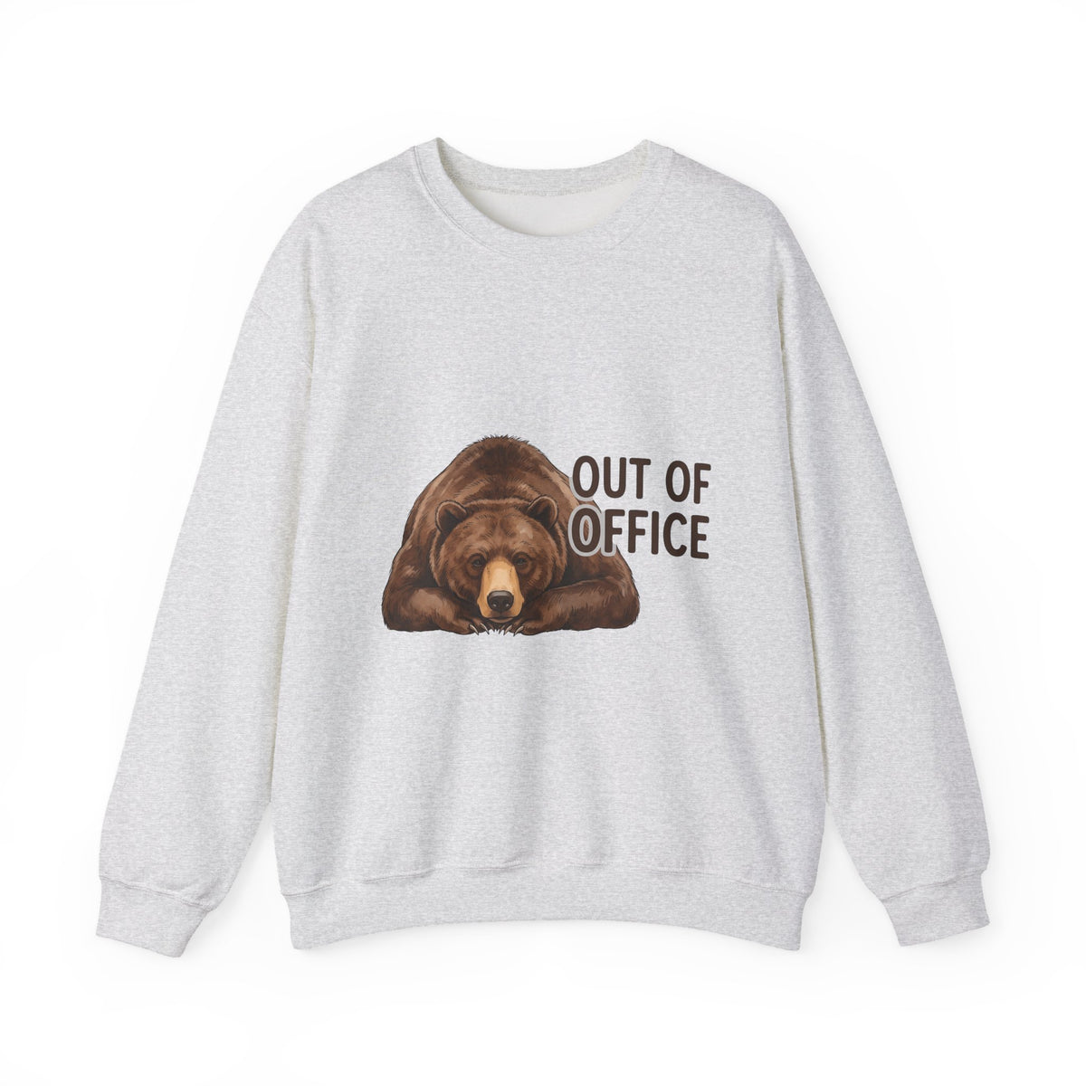 Brown Bear Sweatshirt Bear Pet Gift Women Sketch Sweatshirt Grizzly Sweatshirt Bear Fan Ursine Sweatshirt Animal Graphic Comic Sleep Sweatshirt