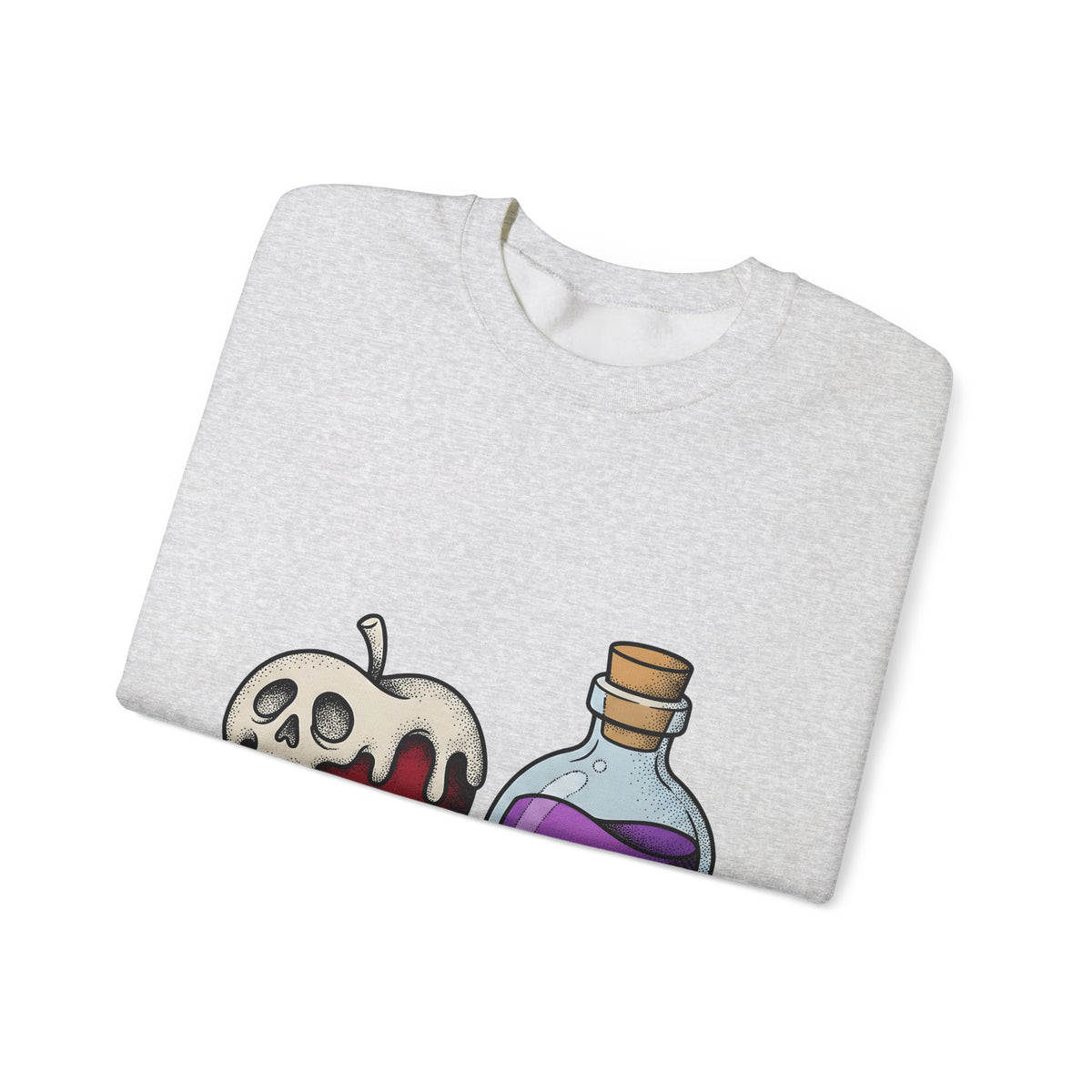 Deadly Fruit Elixir Sweatshirt Halloween Halloween Gift Women Cartoon Sweatshirt Poison Drink Sweatshirt Halloween Fan Comic Sweatshirt Spooky Graphic Hand