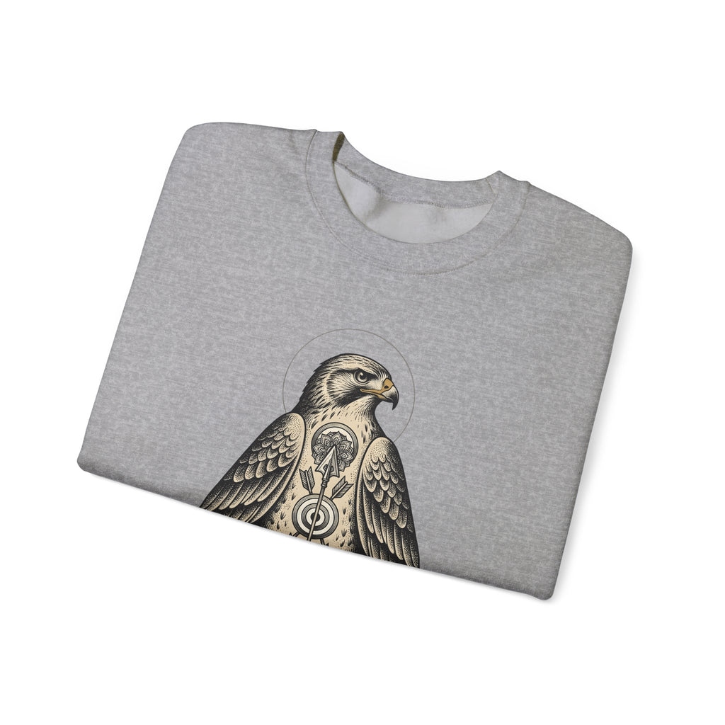 Eagle Design Sweatshirt Sports Wildlife Gift Women Tribal Sweatshirt Bald Eagle Sweatshirt Athlete Fan Native Sweatshirt Wildlife Graphic Classic Spear Sweatshirt