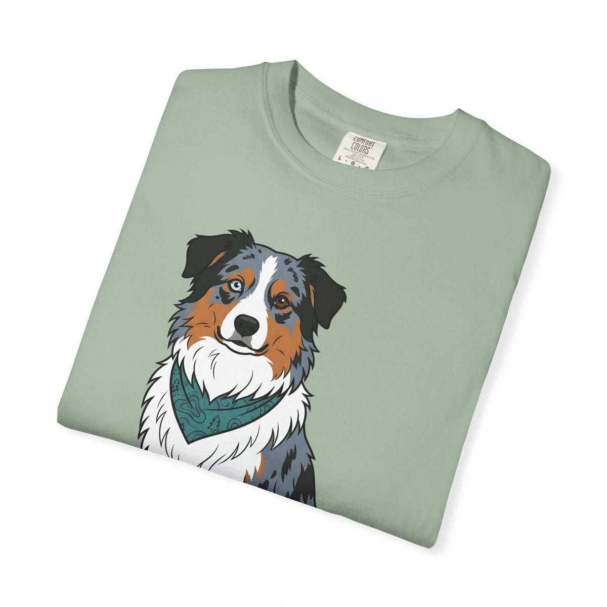 Australian Shepherd T-Shirt Dog Pet Gift Women Cartoon T-Shirt Blue Heeler T-Shirt Dog Fan Aussie Graphic Dog Design Vintage Bandana T-Shirt