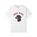 Dachshund Pet T-Shirt Dog Companion Gift Women Naturalistic T-Shirt Wiener Dog T-Shirt Dog Fan Doxie Design Dog Graphic Paint Wash Canine Portrait