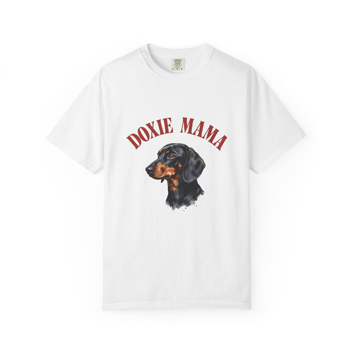 Dachshund Pet T-Shirt Dog Companion Gift Women Naturalistic T-Shirt Wiener Dog T-Shirt Dog Fan Doxie Design Dog Graphic Paint Wash Canine Portrait