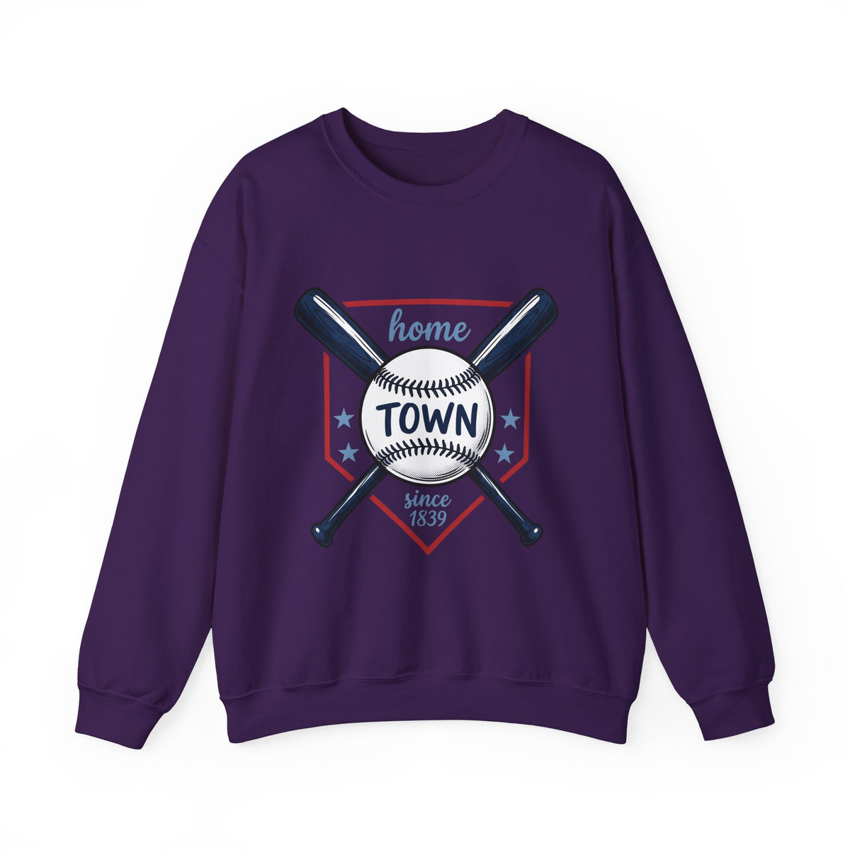Baseball Graphic Sweatshirt America/4th Of July Sports Gift Women Vintage Sweatshirt Baseball Sweatshirt Patriot Fan Distressed Sweatshirt Athletic Graphic