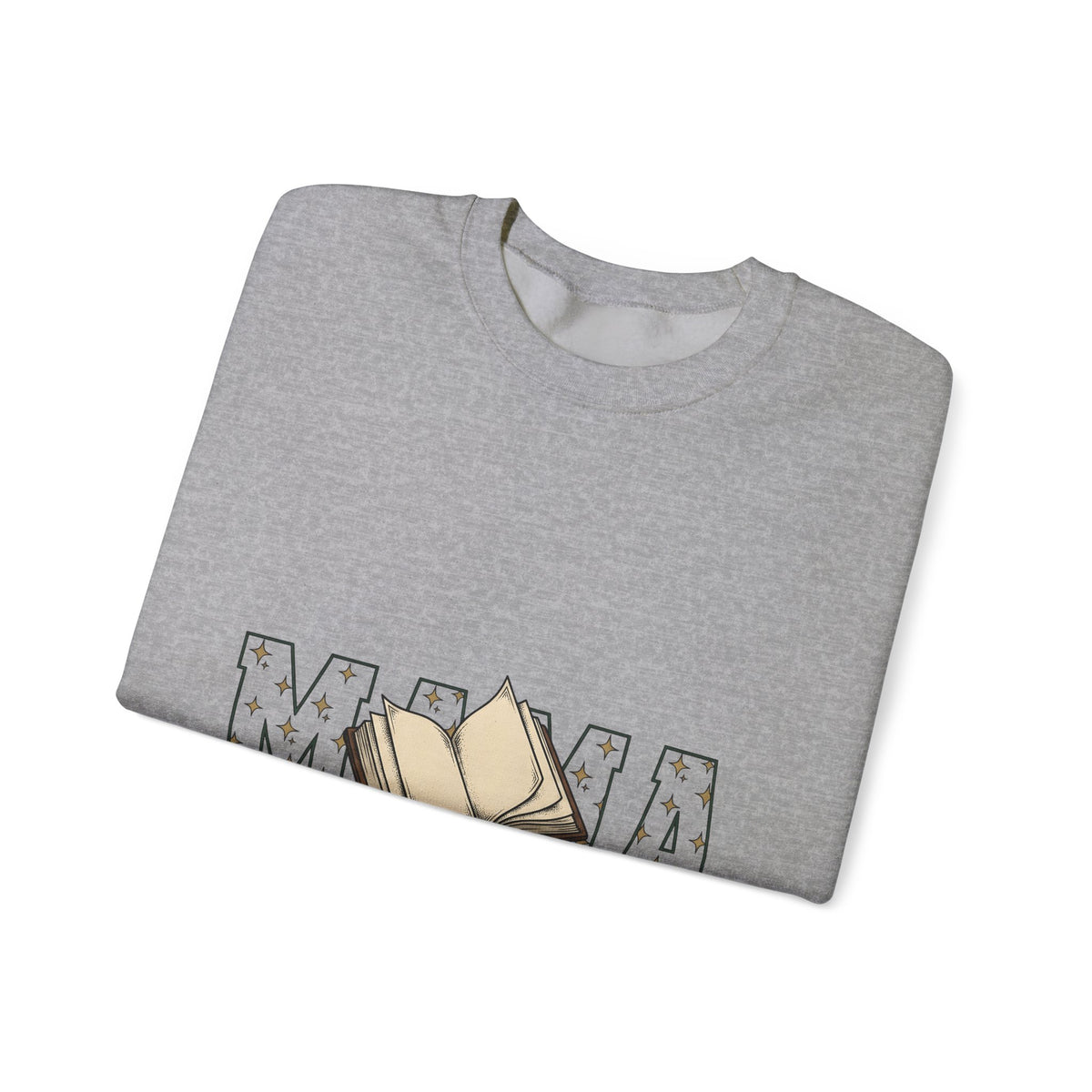 Open Book Sweatshirt Mom Novels Gift Women Cartoon Sweatshirt Booklet Sweatshirt Mother Fan Illustrated Sweatshirt Book Graphic Line Art Stars Sweatshirt