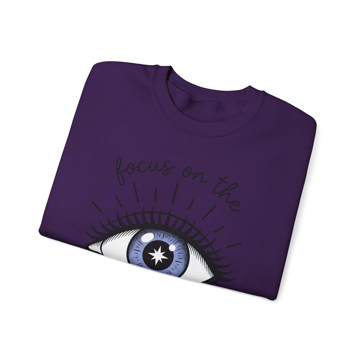 Enchanted Eye Sweatshirt Boho Chic Mindfulness Gift Women Cartoon Sweatshirt Mystic Sweatshirt Hippie Fan Comix Sweatshirt Meditation Graphic Sleek Glow Sweatshirt