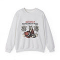 Fox Music Player Sweatshirt Funny Creatures Gift Women Classic Sweatshirt Mp3 Player Sweatshirt Humor Fan Retro Sweatshirt Animal Graphic Doodle Indoor Plants